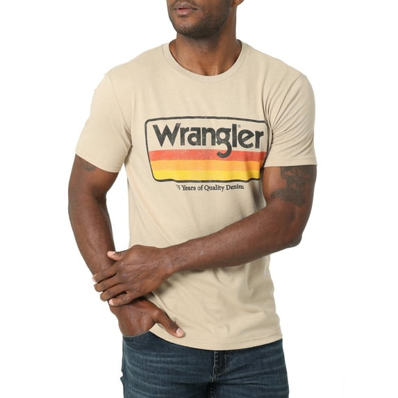 Wrangler Men's Short Sleeve 75th Anniversary Knit Tee, Sizes S-3XL