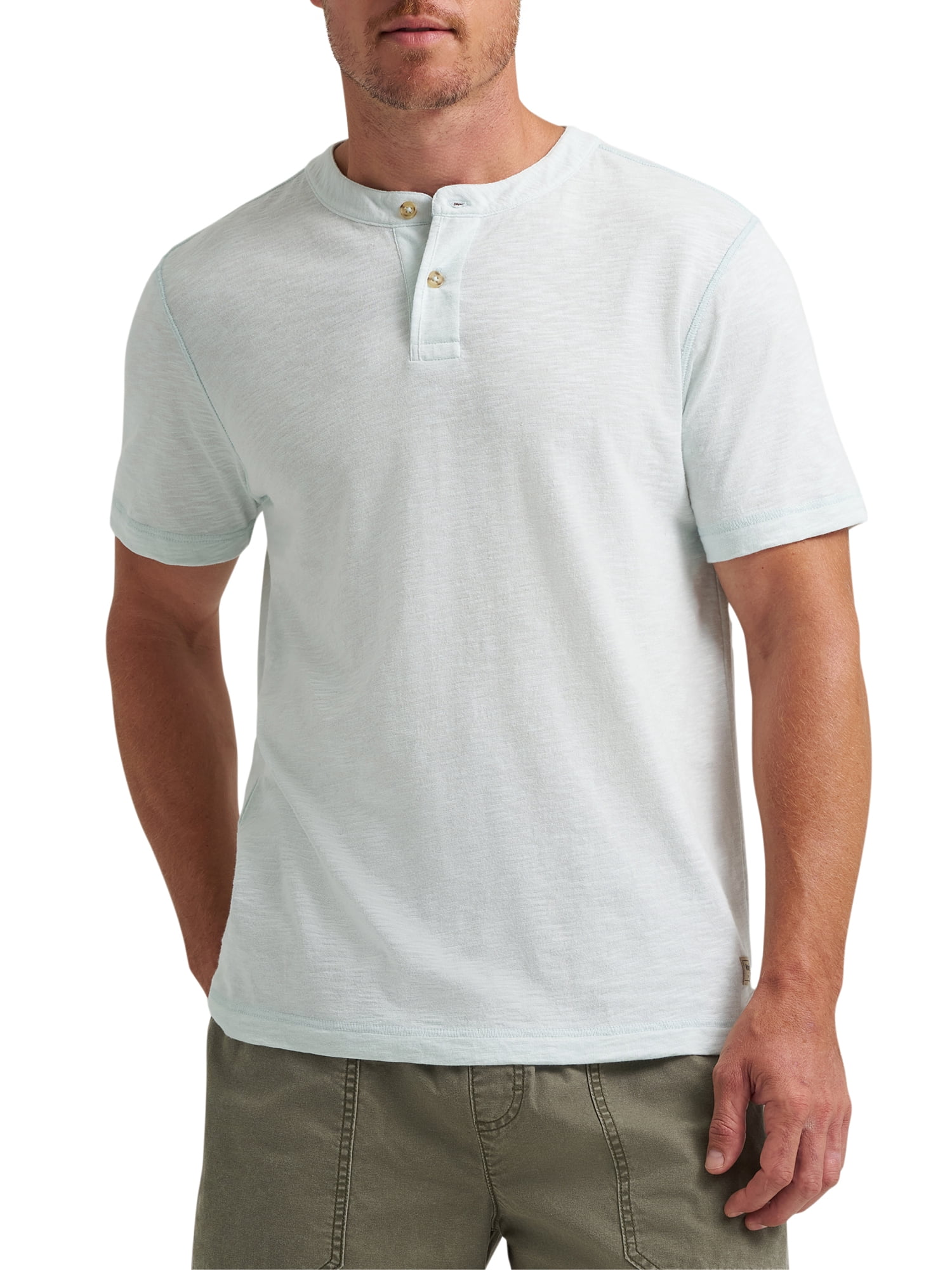Wrangler® Men's Short Sleeve Henley, Sizes S-3XL