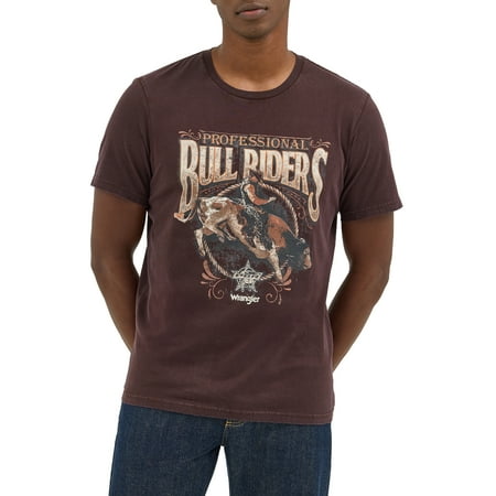 Wrangler® Men's Short Sleeve Professional Bull Riding Graphic Tee, S-3XL