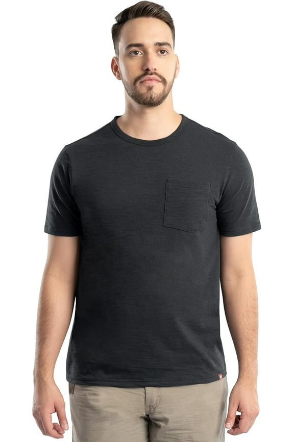 Men's Short Sleeve Recycled Slub Pocket T-Shirt