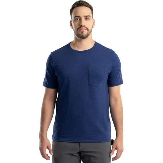 Wrangler Men's Short Sleeve Recycled Slub Pocket T-Shirt