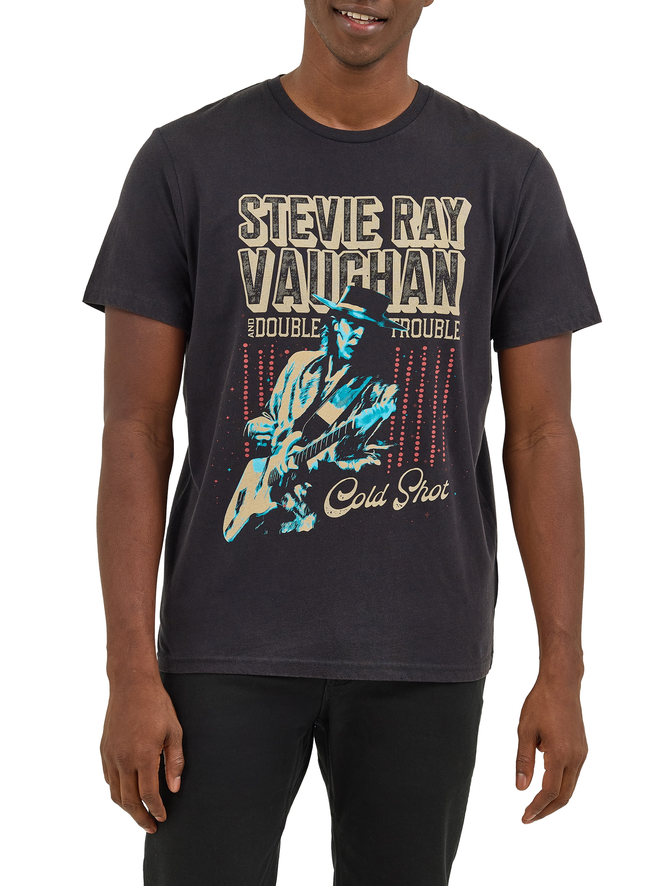 Wrangler® Men's Short Sleeve Stevie Ray Vaughan Graphic Tee, S-3XL