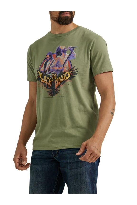 ® Men's Short Sleeve Black Crowes Graphic Band Tee, Sizes S-3XL