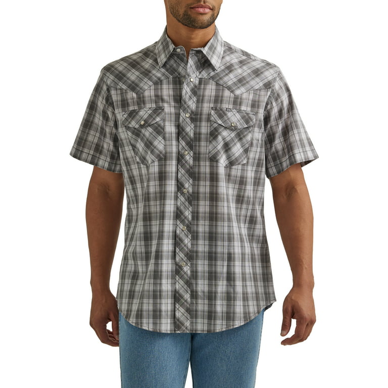 Wrangler Men's Short Sleeve Western Shirt - S-5xl Each