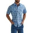 thumbnail image 1 of Wrangler Men's Short Sleeve Western Shirt, Size S-5XL, 1 of 4