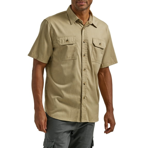 Wrangler Men's Short Sleeve Woven Shirt, Sizes S-5XL
