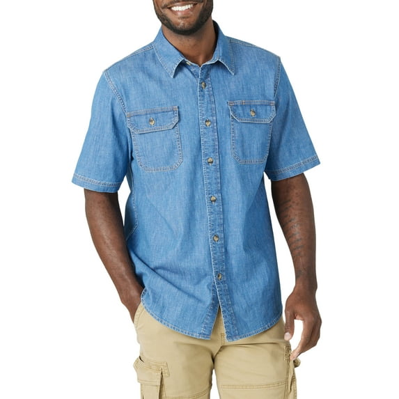 Wrangler Men's Short Sleeve Woven Shirts, Sizes S-5XL