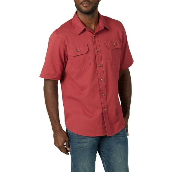 Wrangler Men's Short Sleeve Woven Shirts, Sizes S-5XL