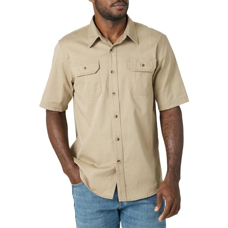 Wrangler Men's Short Sleeve Woven Shirts, Sizes S-5XL
