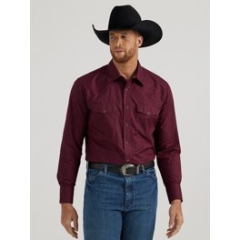 Wrangler Men's Long Sleeve Western Shirt - Walmart.com