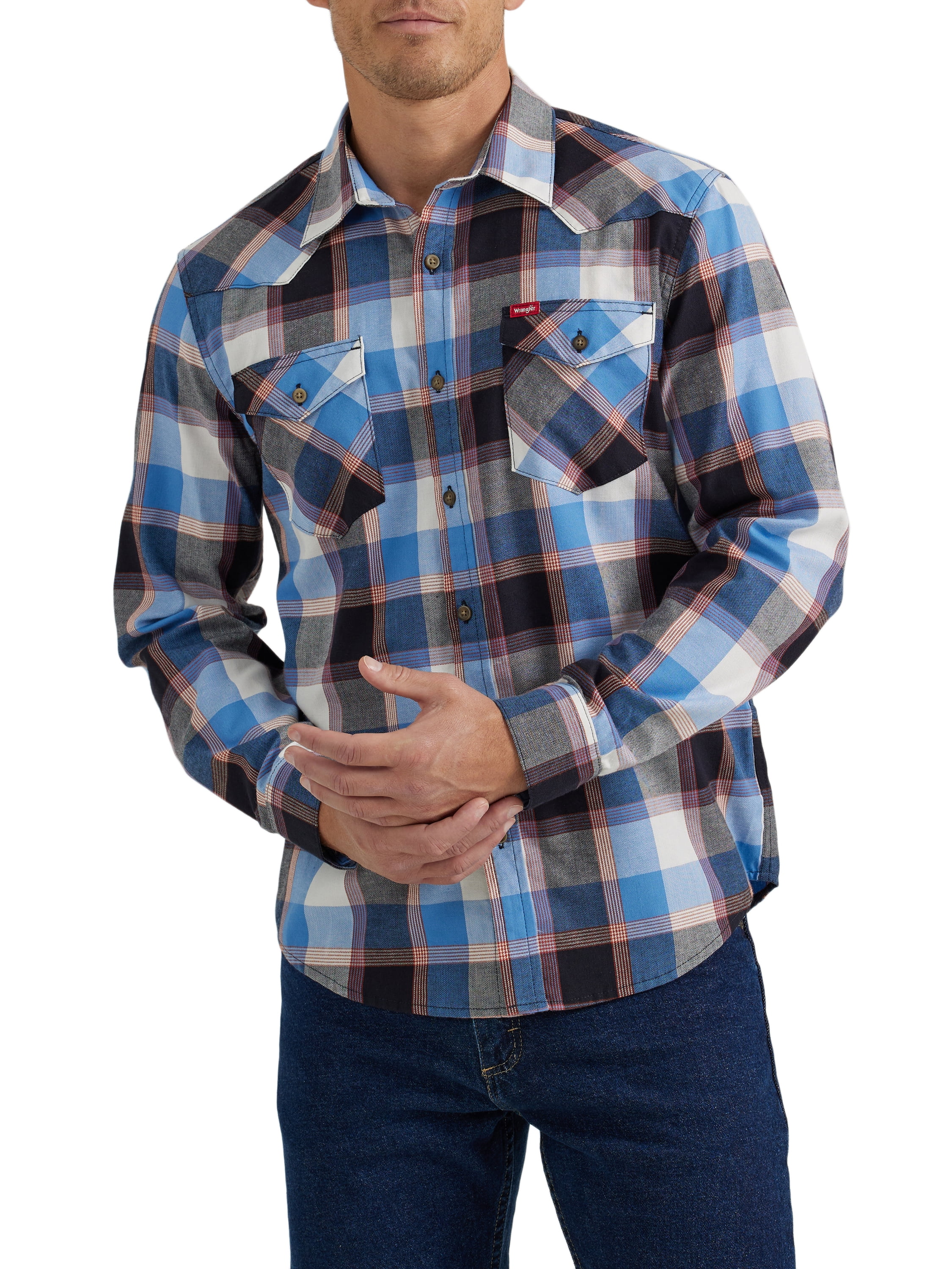 Men’s Slim-Fit Long-Sleeve Non-Iron White Shirt – Wrinkle-Resistant Modern Style