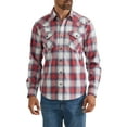 thumbnail image 1 of Wrangler® Men's Slim Fit Long Sleeve Woven Shirt with Sunglasses Cleaner, Sizes S-5XL, 1 of 7
