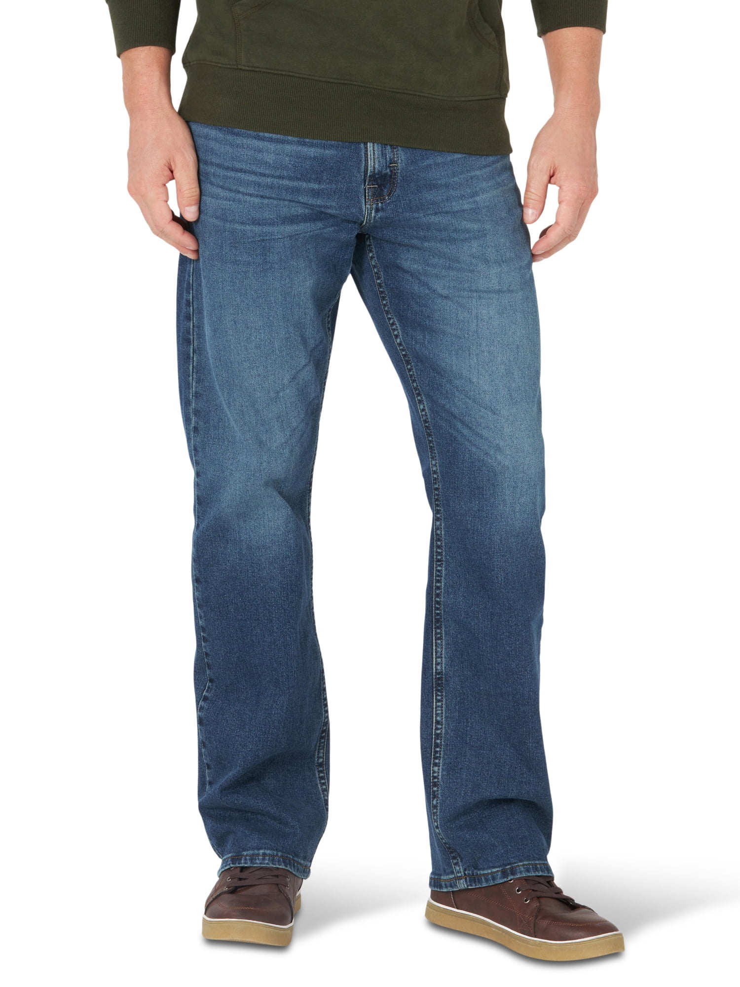 Wrangler Men's Retro Slim Fit Boot Cut Jean, Worn in, 34W x 32L