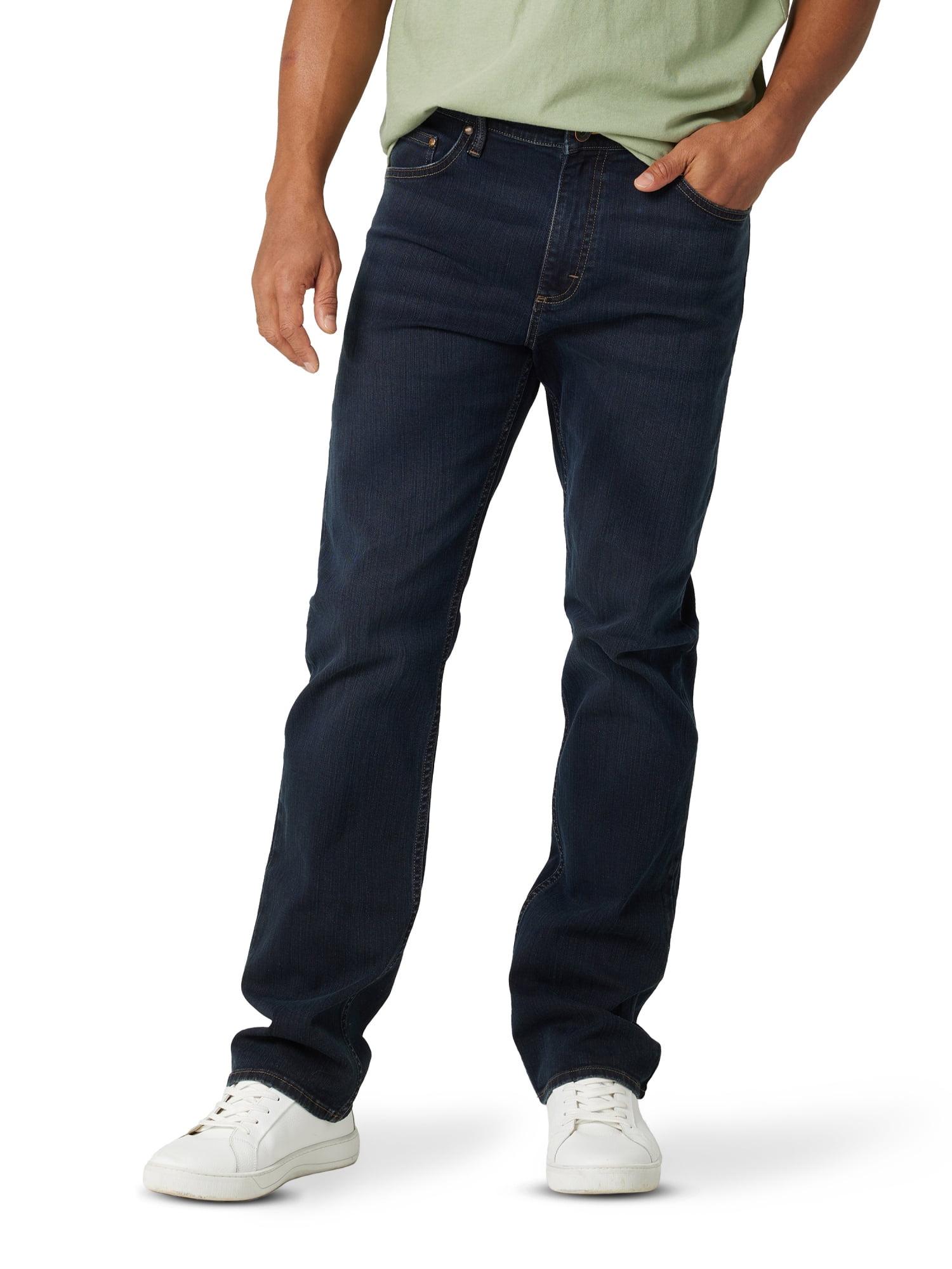 Wrangler Men's Slim Straight Fit Jean with Stretch - Walmart.com