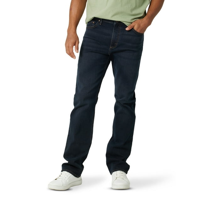 Wrangler Men's Slim Straight Fit Jean with Stretch - Walmart.com