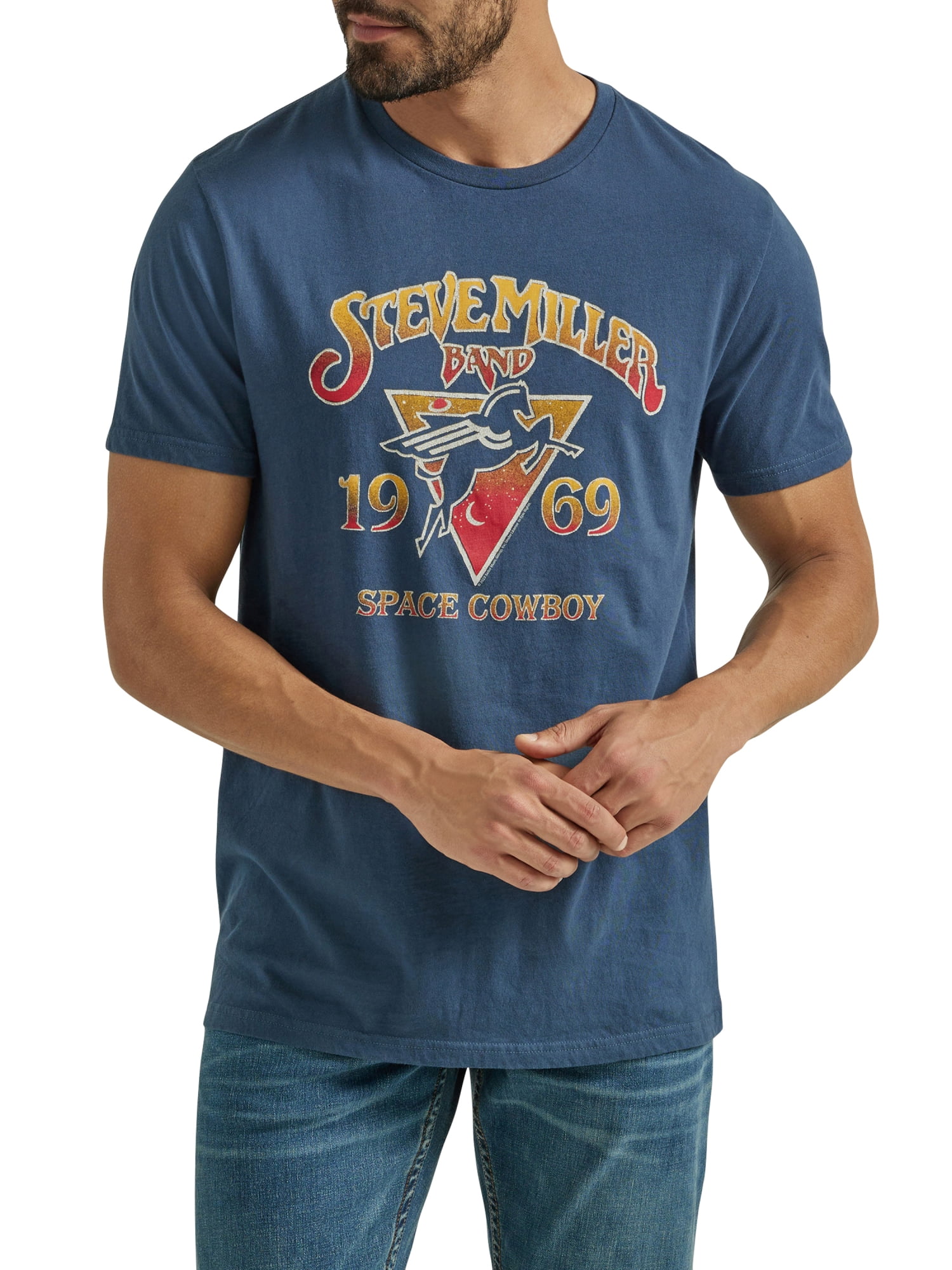 Wrangler® Men's Steve Miller Graphic Band Tee, Sizes S-3XL Wrangler® Men's Steve Miller Graphic Band Tee, Sizes S-3XL