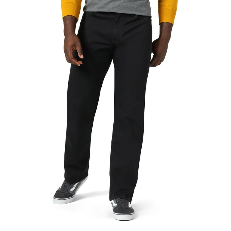 Wrangler Men's Straight Cut Twill Slim Fit Pant - Walmart.com