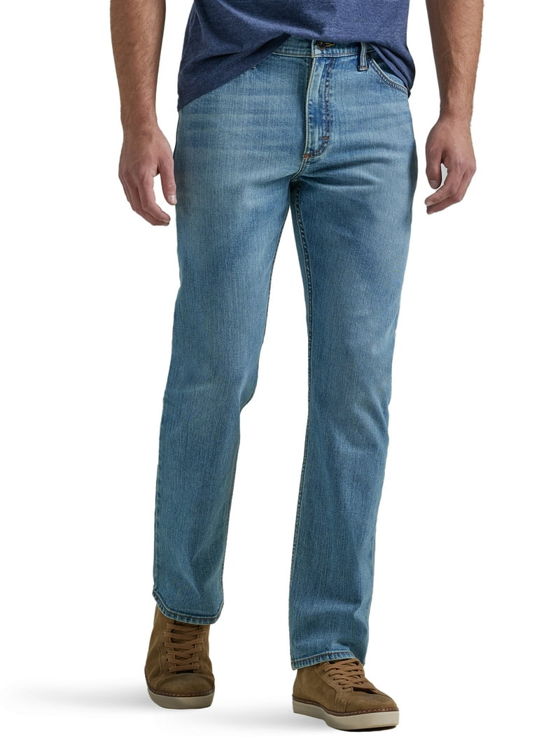 Wrangler Men's Straight Fit Stretch Jean with 5-Pocket