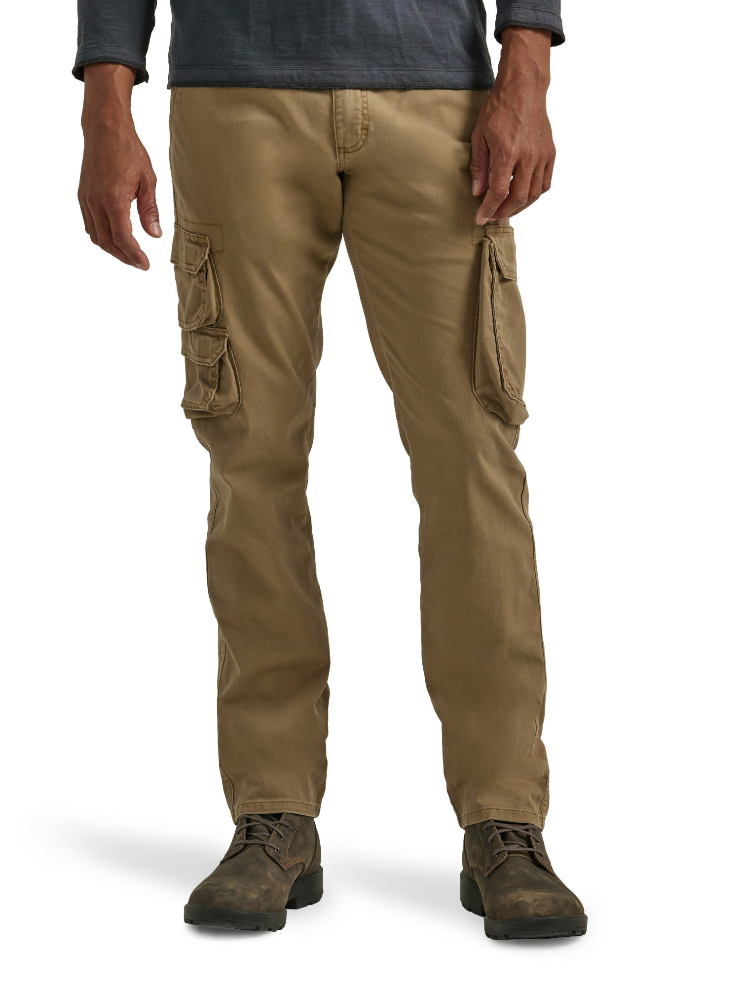 Wrangler Men s Stretch Taper Leg Cargo Pants Regular Fit Mid Rise 30 