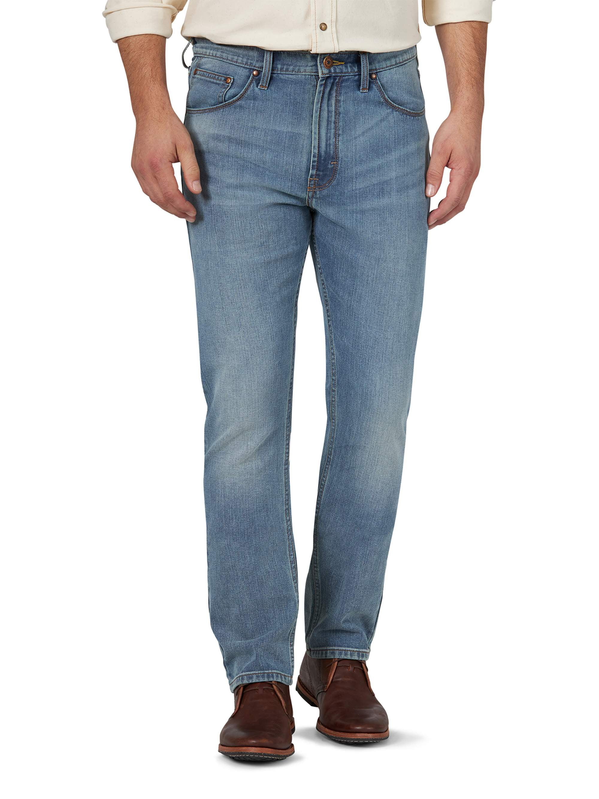 Wrangler Men's Stretch Tapered Leg Regular Fit Jean - Walmart.com