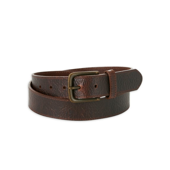 Wrangler Men's Textured Leather Strap Belt