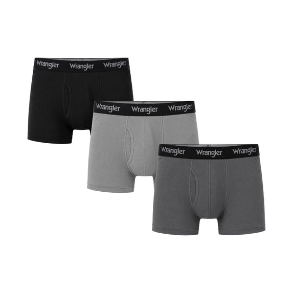 Wrangler Men's Tough Flex Mesh Boxer Brief, 3 Pack