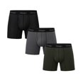 thumbnail image 1 of Wrangler Men's Tough Flex Mesh Boxer Brief, 3 Pack, 1 of 11