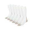 thumbnail image 1 of Wrangler Men's Ultimate Comfort Crew Socks, Work Socks for Men, White, 6 Pack, 1 of 6