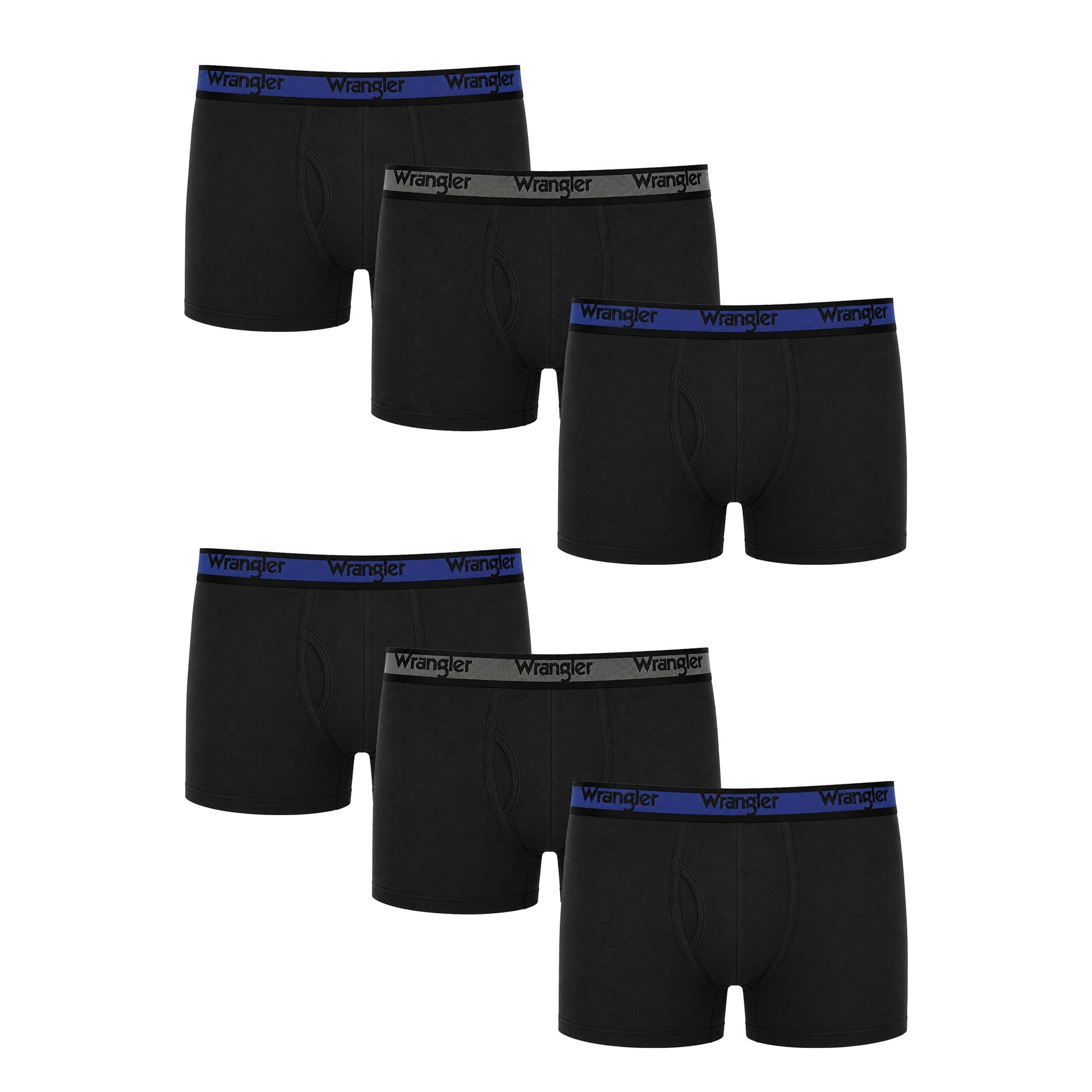 Wrangler Men's Ultra Lite Mesh Boxer Brief, 6 Pack