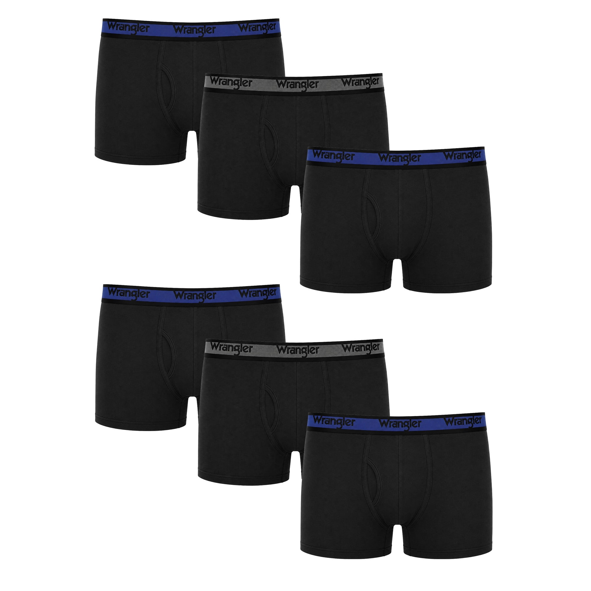 Wrangler Men's Ultra Lite Mesh Boxer Brief, 6 Pack