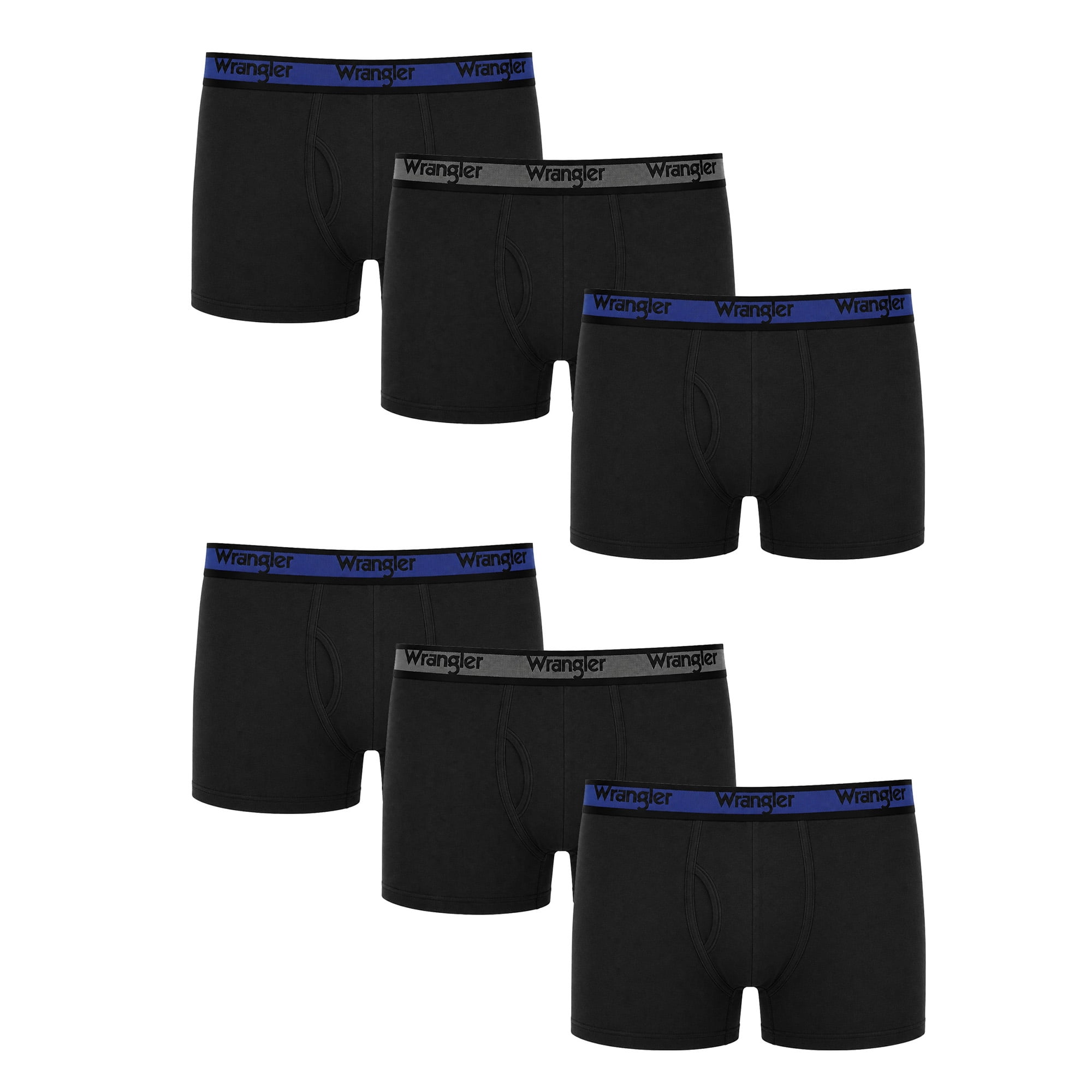 Wrangler Men's Ultra Lite Mesh Boxer Brief, 6 Pack