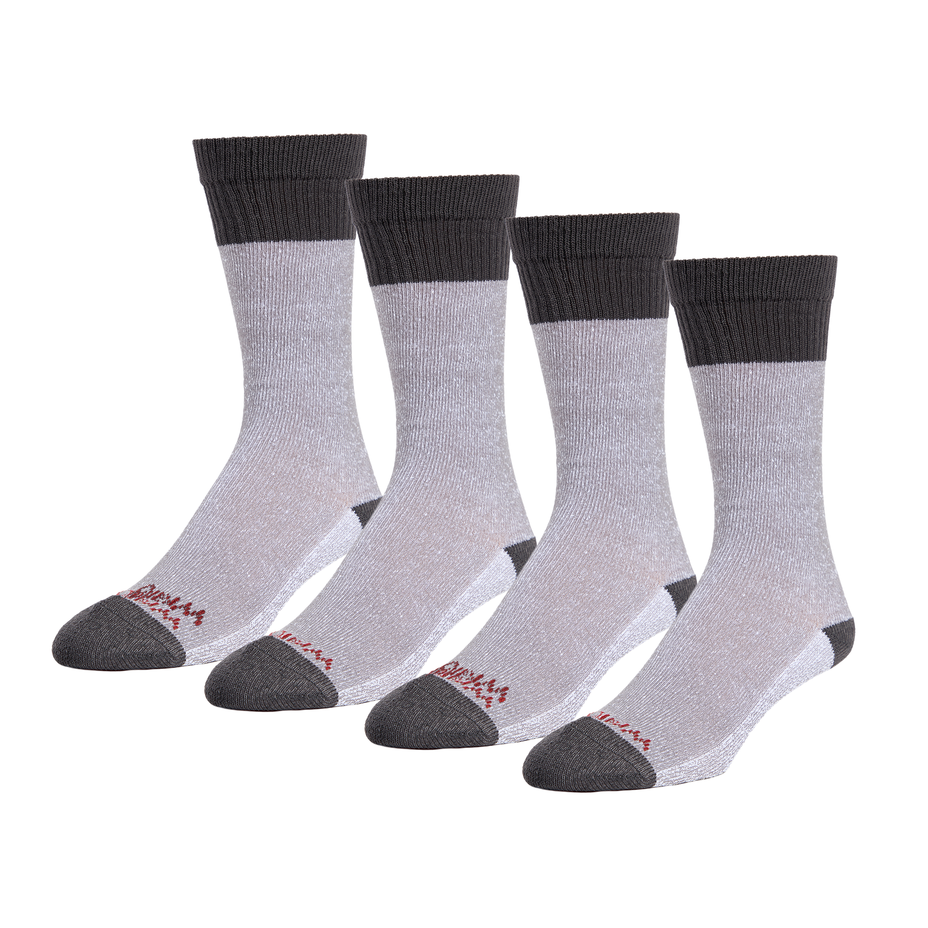 Wrangler Men’s Warmest Lodge Socks, Heavyweight Boot Socks, 4 Pack