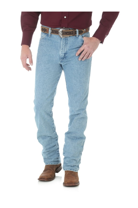 Men's Western Cowboy Cut Slim Fit Jean - Antique Wash