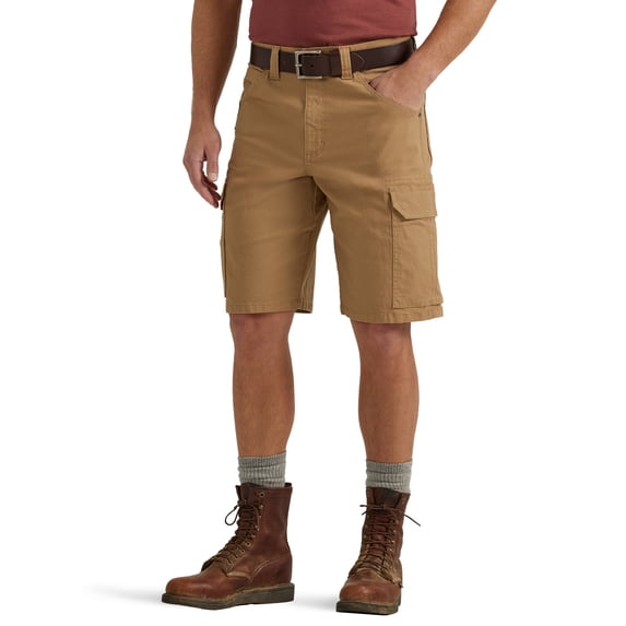 Short Fat Ranger Wrangler® Men's Workwear Ranger Short with Stretch - Walmart.com