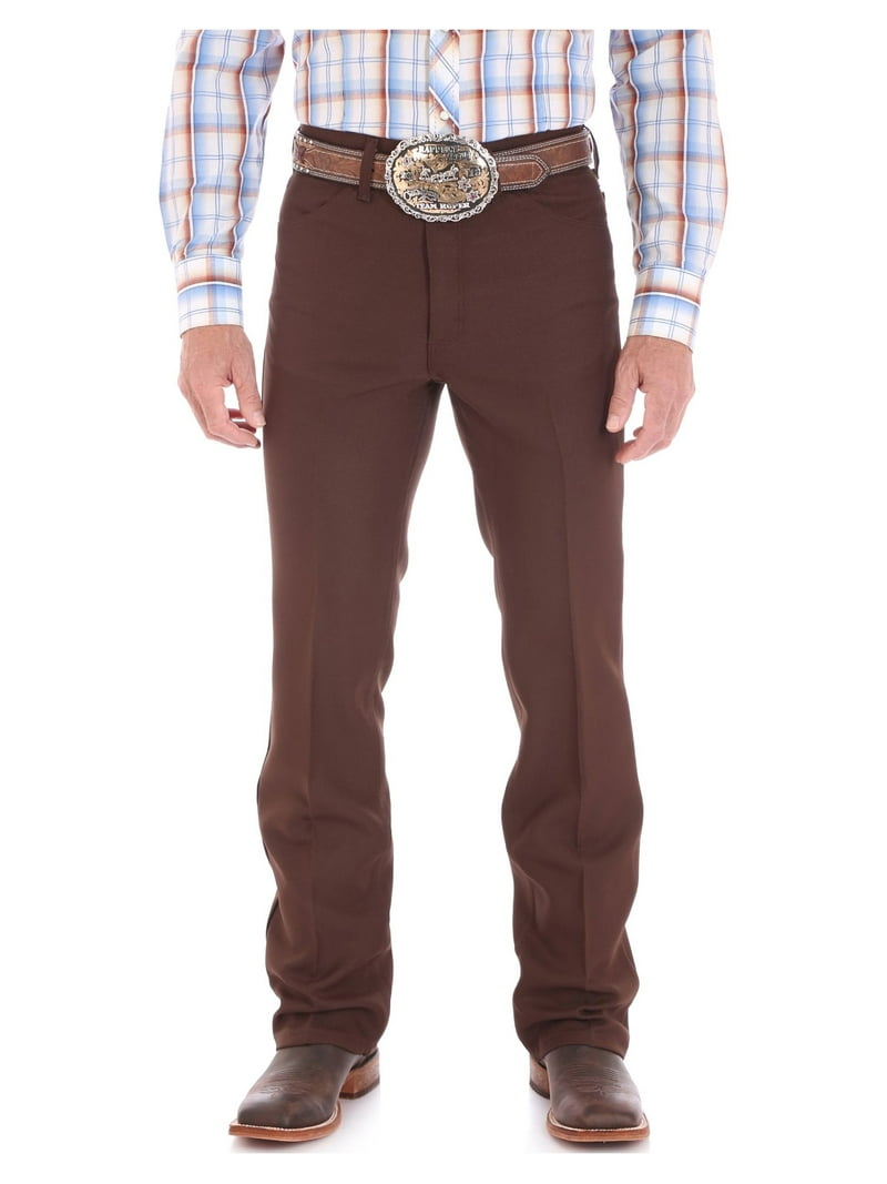 Wrangler Men's Wrancher Cowboy Twill Dress Jean with Stretch