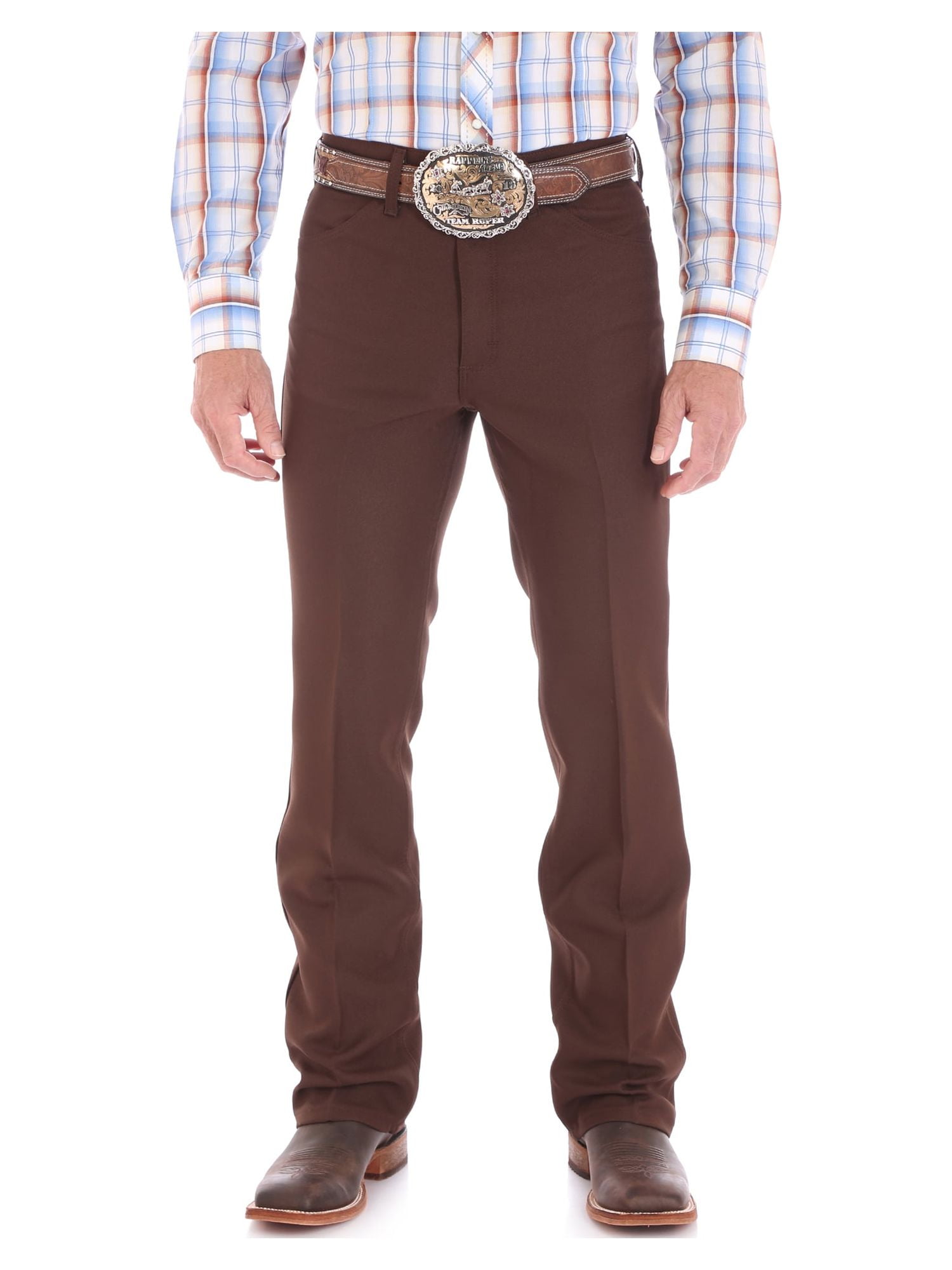 Wrangler Men's Wrancher Cowboy Twill Dress Jean with Stretch 