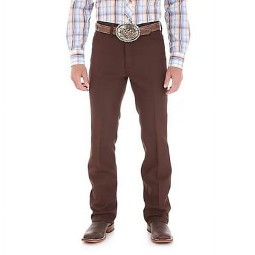 Wrangler Men's Wrancher Cowboy Twill Dress Jean with Stretch