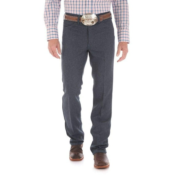 Wrangler Men's Wrancher Dress Jeans Hthr Blue 38W x 32L