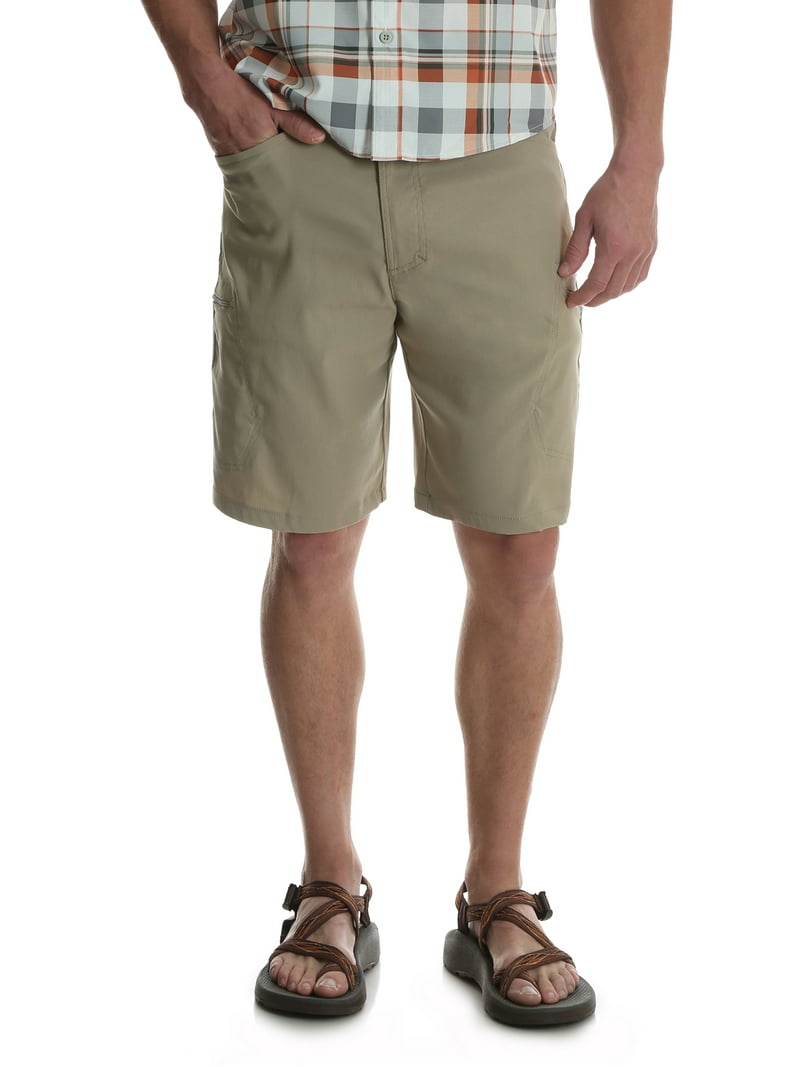 Wrangler Men's Relaxed Fit Zip Cargo Shorts with Comfort Waistband