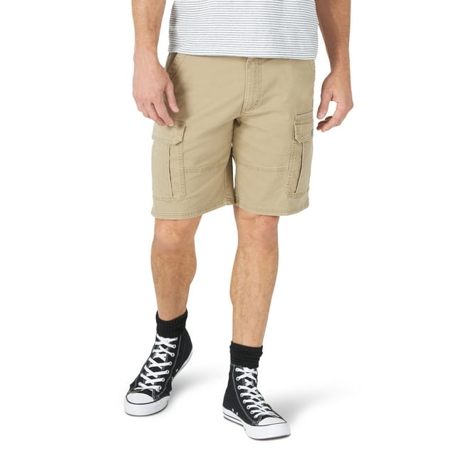 Wrangler Men's and Big Men's 10" Relaxed Fit Cargo Shorts With Stretch