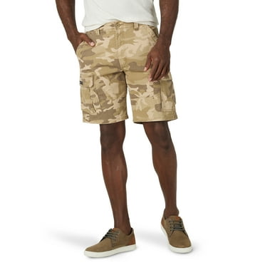 Wrangler® Men's and Big Men's 10" Relaxed Fit Cargo Shorts With Stretch