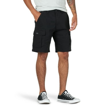 WranglerÂ® Men's and Big Men's 10" Relaxed Fit Cargo Shorts with Stretch