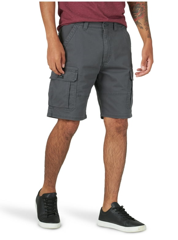 Wrangler® Men's and Big Men's 10" Relaxed Fit Cargo Shorts with Stretch