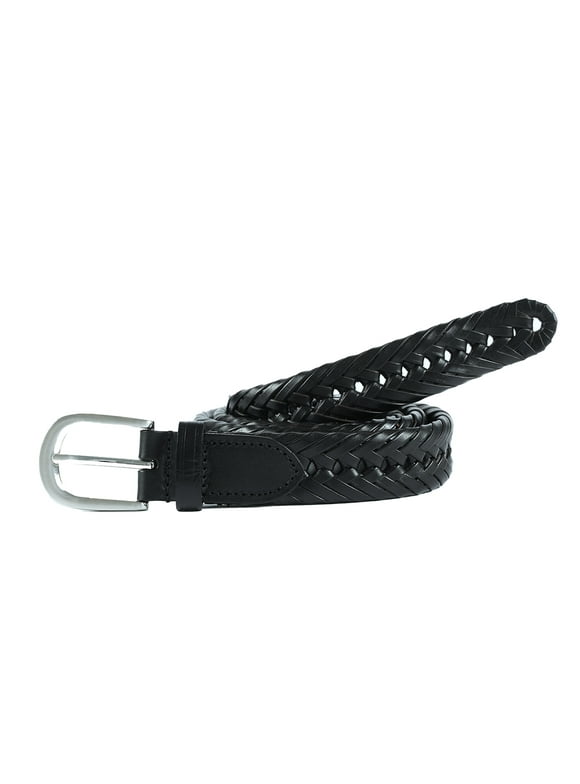 Wrangler® Men's and Big Men's Genuine Leather Braided Belt, Sizes 32-52