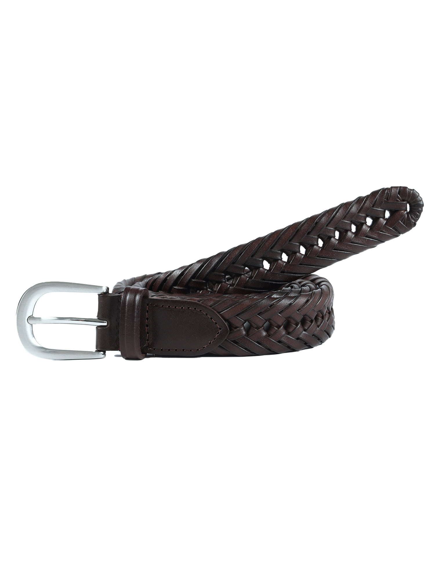 Wrangler® Men's and Big Men's Genuine Leather Braided Belt, Sizes 32-52
