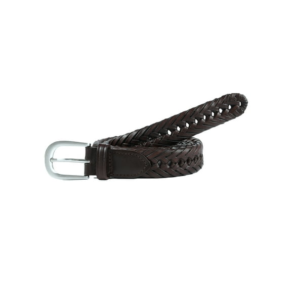 Wrangler® Men's and Big Men's Genuine Leather Braided Belt, Sizes 32-52