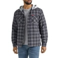 thumbnail image 1 of Wrangler® Men's and Big Men's Heavyweight Hooded Shirt Jacket, Sizes S-5XL, 1 of 5
