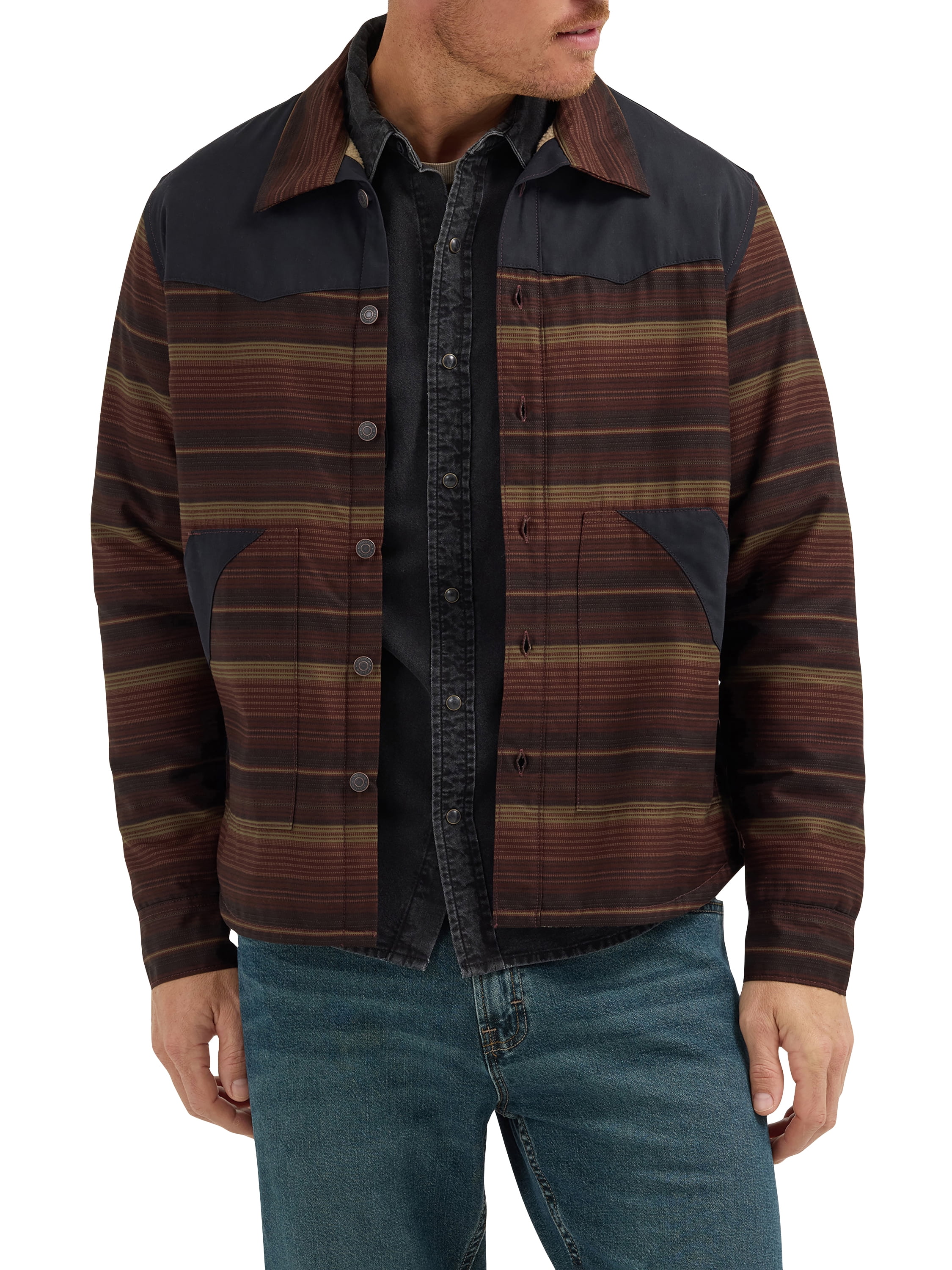 Wrangler® Men's and Big Men's Heavyweight Shirt Jacket with