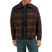 Wrangler® Men's and Big Men's Heavyweight Shirt Jacket with Sherpa Lining, S-5XL