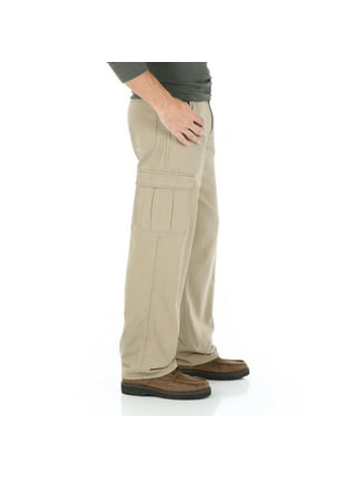 Wrangler® Men's Five Star Premium Relaxed Fit Flex Cargo Pant in Black